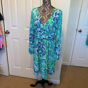 Lilly Pulitzer Fleur Dress, Lazy River, XL